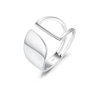 CXWK Bague Femme en Argent ,Ligne Ajourée Tempérament Simple Anneau De Personnalité pour Les Femmes Vêtements Mignons Créatif Cadeau Anniversaire Essentiel Banquet Style Étudiant