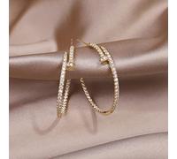 CXWK Bijoux Fantaisie Exquis 14K véritable plaqué Or Zircon Bague Femmes élégantes Ouverture Cadeau de Mariage réglable