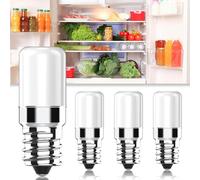 Cxyemt Ampoule LED réfrigérateur E14, 2W remplace l'ampoule halogène 20W, Blanc Chaud 2700K, Lampe LED à culot E14 pour frigo, hotte, machine à coudre, AC 220-240V, Lot de 4