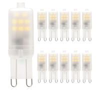 Cxyemt Ampoules LED G9 2W Équivalent à 15W 20W Halogène Lumière, Blanc Froid 6000K AC220-240V, Lampe à Led à Douille G9, non dimmable, Sans Scintillement, Lot de 10