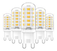Cxyemt Ampoules LED G9 3W Équivalent à 28W 33W 40W Halogène Lumière Blanc Naturel 4000K, AC220-240V,Lampe LED à Économie D'énergie,Non Dimmables,Sans Scintillement,Paquet De 5
