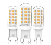 Cxyemt Ampoules LED G9 à intensité variable, 5W en remplacement d'une ampoule halogène 40W, Blanc chaud 2700K Ampoule LED, Pas de scintillement, 420LM AC220-240V Angle de faisceau 360°, paquet de 3