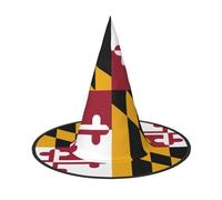 Cxzmnba Lot de 2 chapeaux de fête avec drapeau de l'État du Maryland, pour Halloween, festival, déguisement et cosplay, taille unique