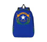 Cxzmnba Nevada State Flag Sac à dos avec sangle réglable, parfait pour le travail, les voyages, l'université, sac tendance, Noir , S, Classique