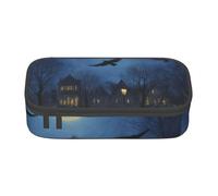 Cxzmnba Night Sky Trousse à crayons pour garçons et filles, indispensable pour la rentrée scolaire, fournitures pour étudiants, trousse à crayons, Noir , Taille unique, Organiseur de sac