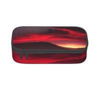 Cxzmnba Red Sky at Night Trousse à crayons étoilée pour garçons et filles, indispensable pour la rentrée scolaire, fournitures pour étudiants, trousse à crayons, Noir , Taille unique, Organiseur de