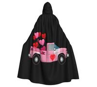 Cxzmnba Romantic Love Costume de cosplay unisexe avec cape à capuche pour fête costumée, robe d'uniforme pleine longueur