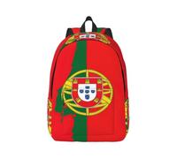 Cxzmnba Sac à dos avec sangle réglable - Motif drapeau du Portugal - Parfait pour le travail, les voyages, l'université, le sac tendance, Noir , S, Classique