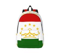Cxzmnba Sac à dos drapeau du Tadjikistan avec sangle réglable, parfait pour le travail, les voyages, l'université, sac de mode, Noir , S, Classique