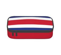 Cxzmnba Trousse à crayons drapeau du Costa Rica pour garçons et filles, indispensable pour la rentrée scolaire, fournitures pour étudiants, trousse à crayons, Noir , Taille unique, Organiseur de sac