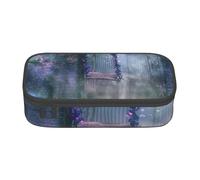 Cxzmnba Trousse à crayons Fantasy Spring Flowers Swing pour garçons et filles - Essentiel pour la rentrée scolaire, fournitures pour étudiants, trousse à crayons, Noir , Taille unique, Organiseur de