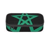 Cxzmnba Trousse à crayons Maroc pour garçons et filles, indispensable pour la rentrée scolaire, fournitures pour étudiants, trousse à crayons, Noir , Taille unique, Organiseur de sac