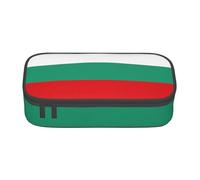 Cxzmnba Trousse à crayons motif drapeau bulgare pour garçons et filles, indispensable pour la rentrée scolaire, fournitures pour étudiants, trousse à crayons, Noir , Taille unique, Organiseur de sac