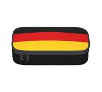 Cxzmnba Trousse à crayons pour garçons et filles - Motif drapeau allemand - Essentiel pour la rentrée scolaire - Fournitures pour étudiants, Noir , Taille unique, Organiseur de sac