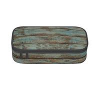 Cxzmnba Trousse rustique en bois de grange ancienne pour garçons et filles, indispensable pour la rentrée scolaire, fournitures pour étudiants, trousse à crayons, Noir , Taille unique, Organiseur de