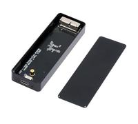 CY Adaptateur 20 Gbit/s USB3.2 Type-C USB-C vers boîtier de Disque Dur Mobile 16 + 12 Broches pour Mac Air Pro 2013 2014 2015 2016 2017 SSD