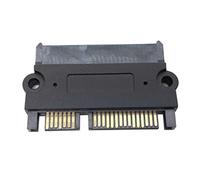 CY Adaptateur convertisseur d'extension SATA 22 broches 7 + 15 mâle vers SATA 22P 7 + 15 femelle avec trous de vis