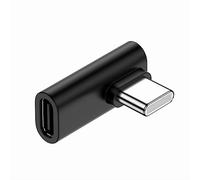 CY Adaptateur d'extension USB 3.1 Type-C mâle vers femelle réversible à angle droit de 90 degrés à gauche et à droite à profil bas pour ordinateur portable et téléphone