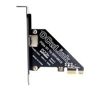 CY Adaptateur PCI-Express 4.0 PCIE 1x vers Carte hôte Oculink SFF-8612 SFF-8611 pour SSD U.2 eGPU, Station d'accueil pour Carte Graphique Externe