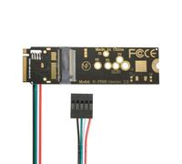 CY Adaptateur sans Fil NGFF A/E-Key WiFi Card vers SSD NVMe M.2 NGFF Key-M pour AX200 WiFi 6 Bluetooth 5.1