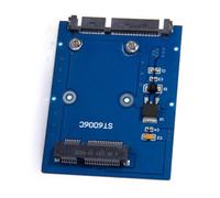 CY Adaptateur SSD mSATA 3050 Slim Type 50 Broches (5 x 3 cm) vers SATA 3.0 22 Broches (2,5 Pouces) - Carte PCBA 6 Gbit/s
