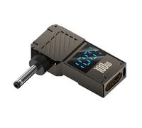 CY Adaptateur Type-C USB-C vers Prise Jack CC 3,5 x 1,35 mm, Affichage LED Intelligent, Puissance de Sortie 100 W, Charge PD 20 V 5 A, Adaptateur 65 W pour Ordinateur Portable