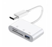 CY Adaptateur USB 2.0 type C USB-C vers TF Micro SD SDXC USB femelle lecteur de carte compatible avec Mac ordinateur portable tablette téléphone, UC-155-SD003-HX
