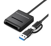 CY Adaptateur USB 3.0 USB-C Type-C Type-A Double connecteur vers Station d'accueil SSD mSATA, boîtier de câble Externe, 5 Gbit/s