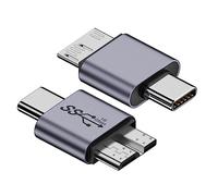 CY Adaptateur USB-C USB 3.1 type C mâle vers micro USB 3.0 mâle adaptateur de données 10 Gbit/s pour disque SSD d'ordinateur portable