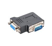 CY Adaptateur vertical plat à gauche coudé à 90 degrés VGA SVGA mâle vers femelle