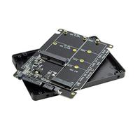 chenyang CY Boîtier convertisseur 2 en 1 Combo M.2 NGFF B-Key et SSD mSATA vers SATA 3.0