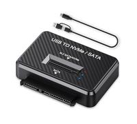 CY Boîtier PCBA Externe Vertical USB 3.0 USB-C Type-C vers Double Station d'accueil pour SSD NVMe M-Key M.2 NGFF et SATA 2,5 Pouces