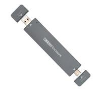 CY Boîtier PCBA pour SSD SATA NVMe M.2 NGFF NGFF Combo USB 3.0 Type-C 10 Gbit/s (Compatible 2280/2242/2230 mm) avec chipset RTL9210B