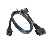 CY Câble PCIe NVMe 4i SFF-8639 U.2 pour carte mère SSD 750 P3600 P3700 M.2