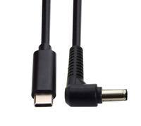 CY Câble Type C USB-C Source d'entrée 65 W vers DC 6,0 x 1,4 mm Câble de charge d'alimentation 19,5 V Compatible avec ordinateur portable 18-20 V