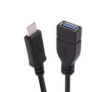 CY Câble USB-C USB 3.1 Type-C mâle vers USB 3.0-A femelle 10 Gbps OTG Data Power Cable Straight Type, U3-075-AF-HX