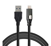 CY Câble USB-C USB3.1 Type-C connecteur de verrouillage vers câble de données USB 3.0 standard avec vis de montage sur panneau