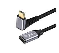 CY Cable USB4 Câble d'extension mâle vers femelle 40 Gbps USB 4.0 avec charge 100 W et 8K @ 60 Hz Compatible avec iPhone 15 ordinateur portable Thunderbolt3/4