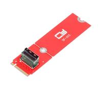 CY Carte PCI-E 5.0 M.2 M-Key vers MCIO Mini Cool Edge IO Femelle Host Adaptateur pour PCIe Nvme SSD 2280 2230