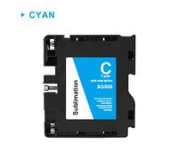 (CY) Cartouche d'encre pour SAWGRASS SG500 SG1000, 1 jeu, sans numéro de série, avec nouvelle puce de pompage et encre à sublimation Plug and Play