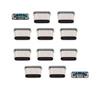 CY Connecteur 10 pièces/lot Bricolage Soudure Type-C connecteur Femelle remplacer pour Micro-USB 5 Broches Femelle SMT Type DC 5V Alimentation