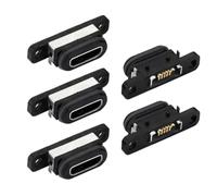 CY Connecteur 5 pièces/Ensemble DIY OEM USB 2.0 Micro-B Femelle connecteur Femelle avec Montage étanche Type SMT 480 Mbps