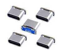 CY Connecteur 5 pièces/lot Bricolage Soudure Type-C connecteur Femelle Prise remplacer pour Minin-USB 5 Broches Femelle SMT Type DC 5V Alimentation