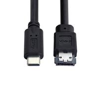 CY eSATA vers USB C Câble USB type C mâle hôte vers eSATA eSATAp HDD Câble pour ordinateur portable PC