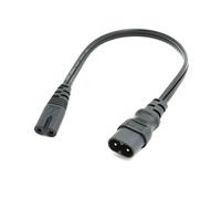 CY IEC 60320 C8 Prise vers Prise C7 mâle à Femelle rallonge câble Adaptateur Principal 30 cm
