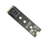 CY Kit Adaptateur NGFF M-Key 22x80mm vers Socket Vertical SFF-8643 PCI-E U.2 SFF-8639 NVMe PCIe4.0 pour SSD750 P3600 P3700 M.2