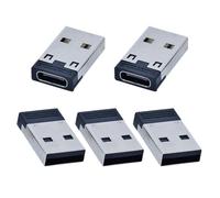 CY Lot de 5 adaptateurs USB-C Type C femelle vers USB 2.0 A mâle 480 Mbps pour ordinateur portable, tablette, téléphone
