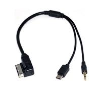 Cy Media In Ami Mdi Vers Stéréo 3,5 Mm Audio Et Câble Adaptateur Femelle Usb Pour Voiture[Z539]