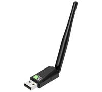 CY-SUZON AX600 Adaptateur WiFi USB pour PC de bureau, adaptateur USB WiFi 6 avec double bande 5 GHz/2,4 GHz, pilote intégré pour Windows 10/11 (AX600-H)