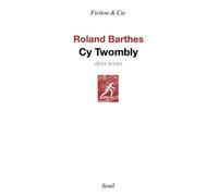 Cy Twombly - Roland Barthes - Seuil - broché - Monographie